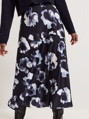 Phase Eight Blue Issy Layered 100% Cotton Dress - Image 8 of 9