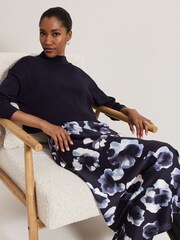 Phase Eight Blue Issy Layered 100% Cotton Dress - Image 9 of 9