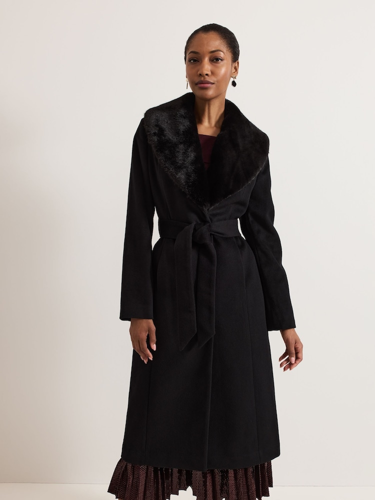 Phase Eight Black Anouk Event Coat - Image 1 of 7
