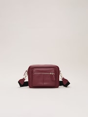 Phase Eight Red Burgundy Leather Bag - Image 1 of 7