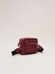 Phase Eight Red Burgundy Leather Bag - Image 2 of 7