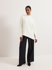 Phase Eight White Casey Cable Jumper - Image 3 of 7