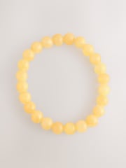 Yellow Bead Stretch Bracelet - Image 1 of 3