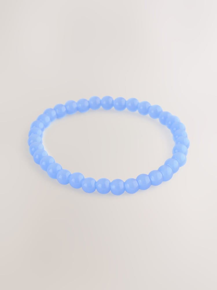 Blue Bead Stretch Bracelet - Image 1 of 3