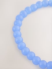 Blue Bead Stretch Bracelet - Image 2 of 3