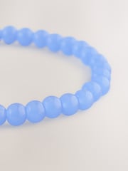 Blue Bead Stretch Bracelet - Image 3 of 3