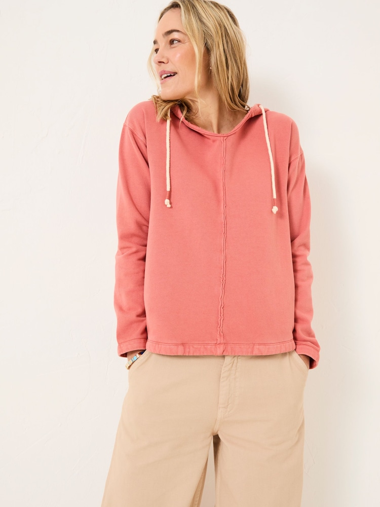 FatFace Rose Pink Beach Overhead Hoody - Image 1 of 5