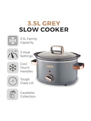 Tower Grey Cavaletto 3.5L Slow Cooker - Image 2 of 8