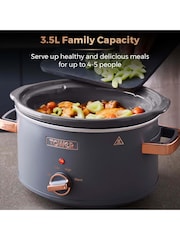 Tower Grey Cavaletto 3.5L Slow Cooker - Image 4 of 8