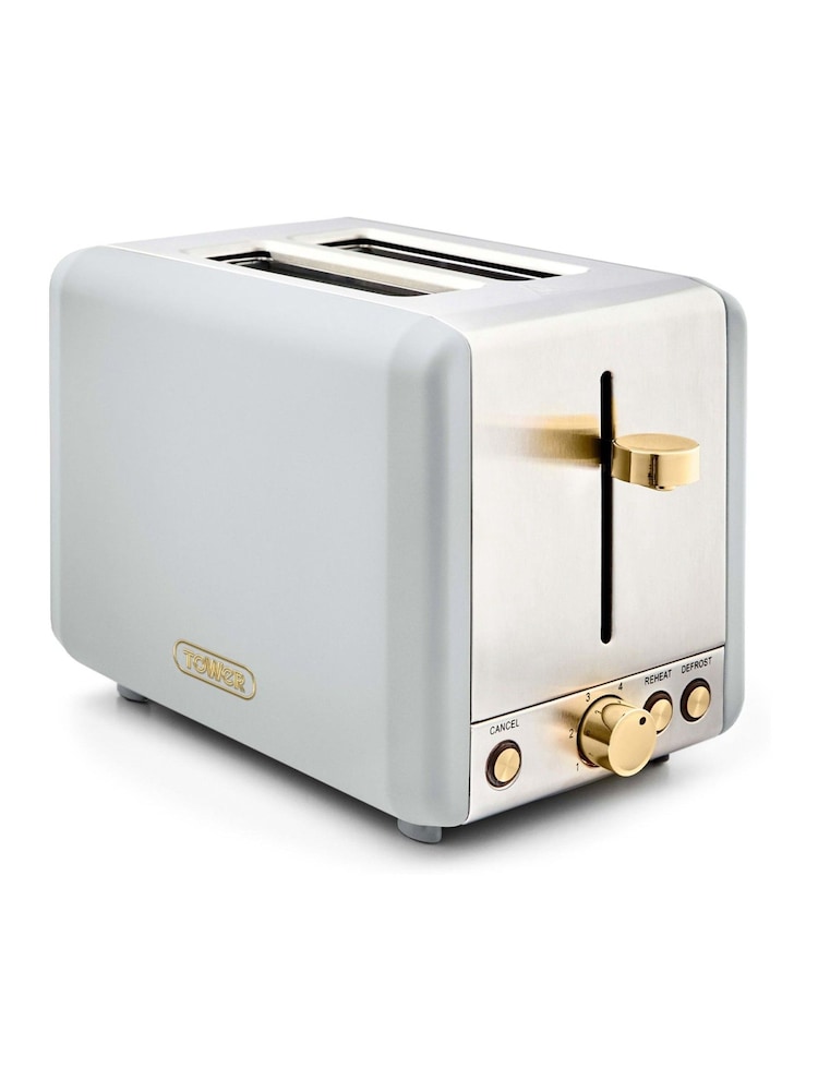 Tower White Cavaletto 2 Slice Toaster - Image 1 of 8