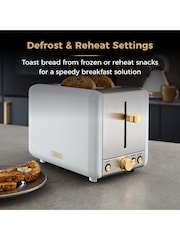 Tower White Cavaletto 2 Slice Toaster - Image 5 of 8