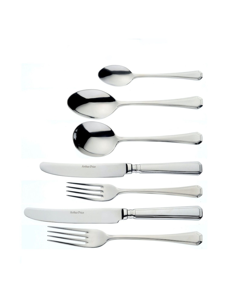 Arthur Price Stainless Steel Grecian 42 Piece 6 Person Cutlery Set - Image 2 of 4