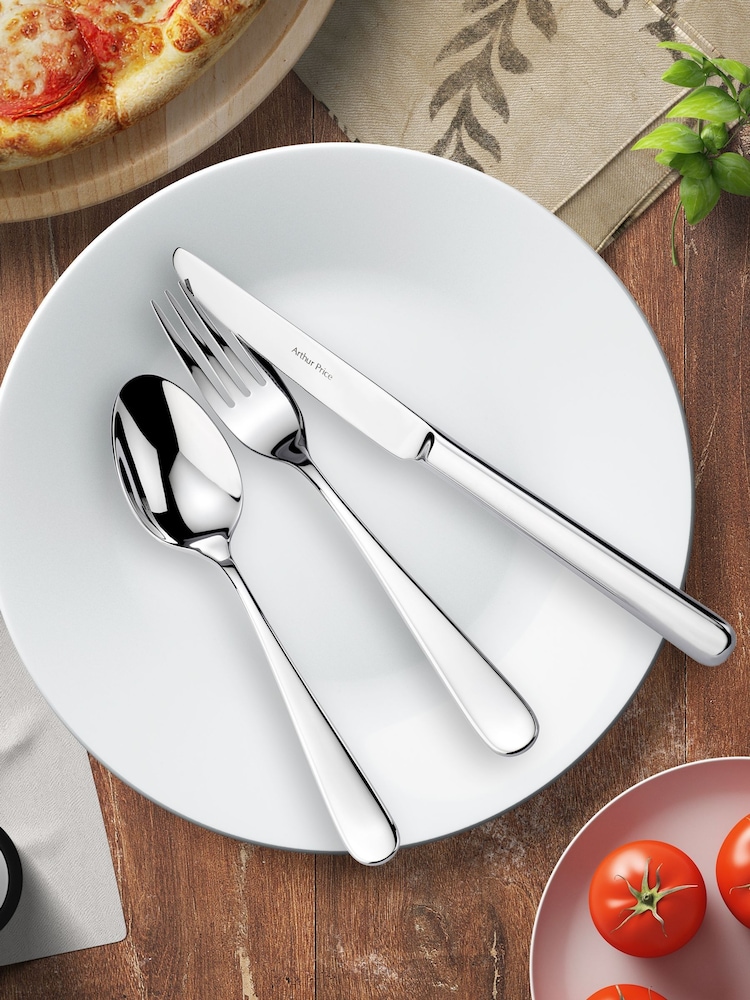 Arthur Price Stainless Steel Pisa 42 Piece 6 Person Cutlery Set - Image 1 of 5