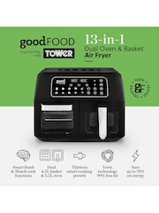 Good Food Black 10L 3-in-1 Oven Basket Air Fryer - Image 2 of 8