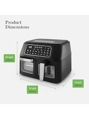 Good Food Black 10L 3-in-1 Oven Basket Air Fryer - Image 6 of 8