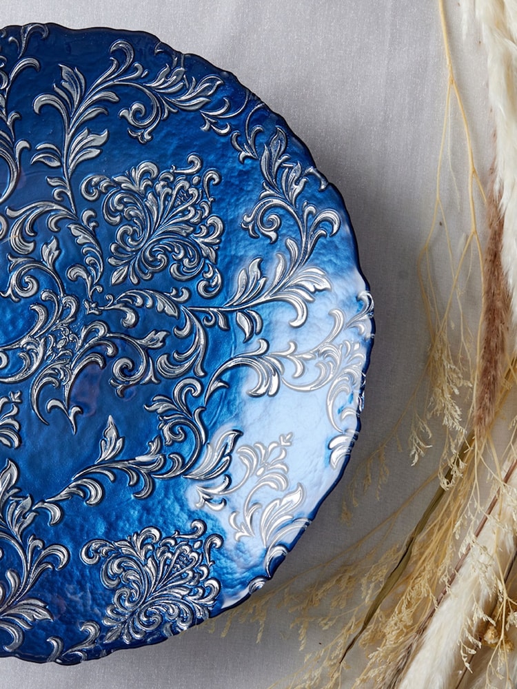 Anton Studio Designs Blue Baroque Bowl - Image 3 of 4