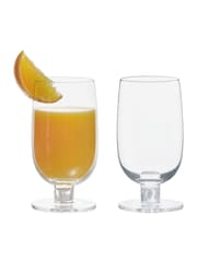Anton Studio Designs Set of 2 White Björn High Ball Tumblers - Image 4 of 5