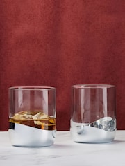 Anton Studio Designs Set of 2 Wave DOF Tumblers - Image 1 of 4