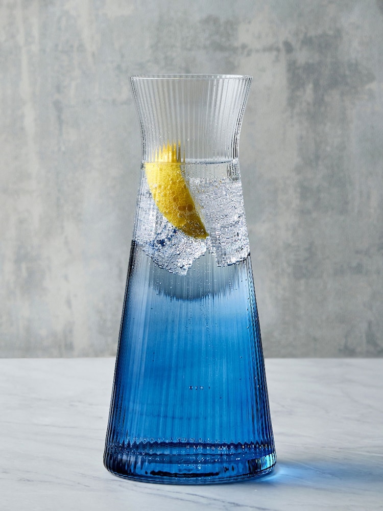 Anton Studio Designs Blue Empire Water Carafe - Image 1 of 4