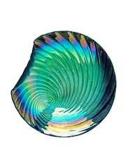 Anton Studio Designs Turquoise Iridescent Shell Bowl - Image 2 of 4