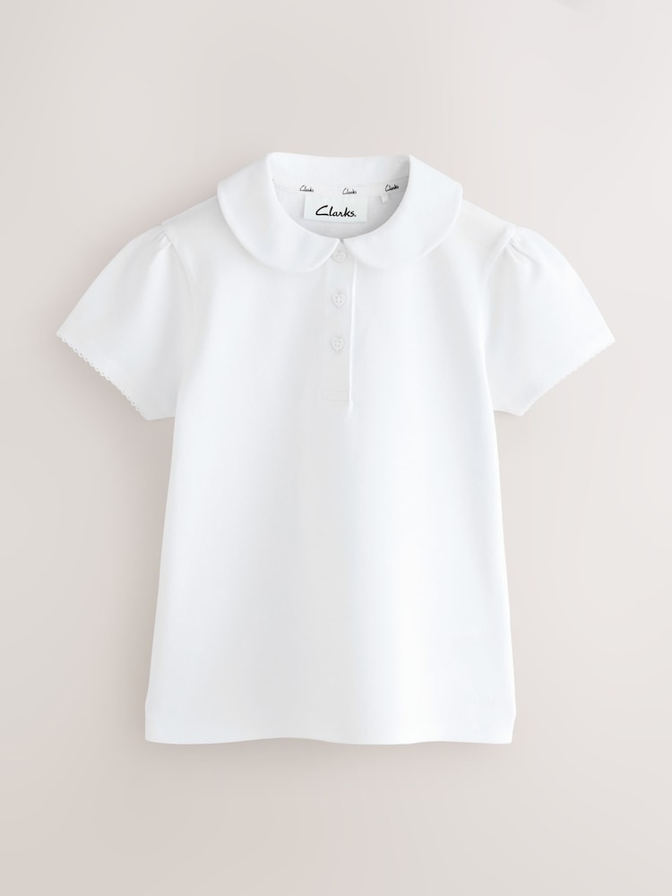 Clarks Girls Short Sleeve School Shirts 5 Pack - Bild 2 von 5