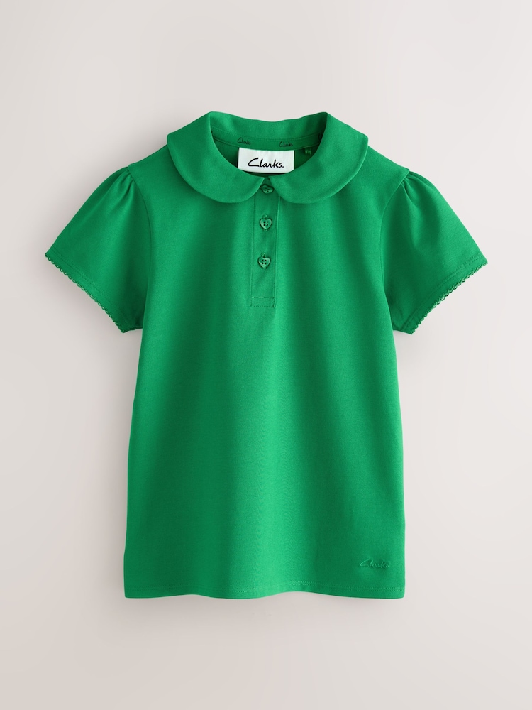 zelena - Clarks Short Sleeve School polo Shirts 2 Pack - Slika 2 iz 4