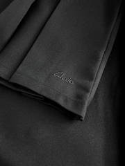 Clarks Black Girls Zip Front Pleated School Pinafore - Image 10 of 12