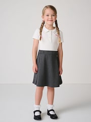 Clarks Grey Girls 2-In-1 Polo School Dress - Image 1 of 9