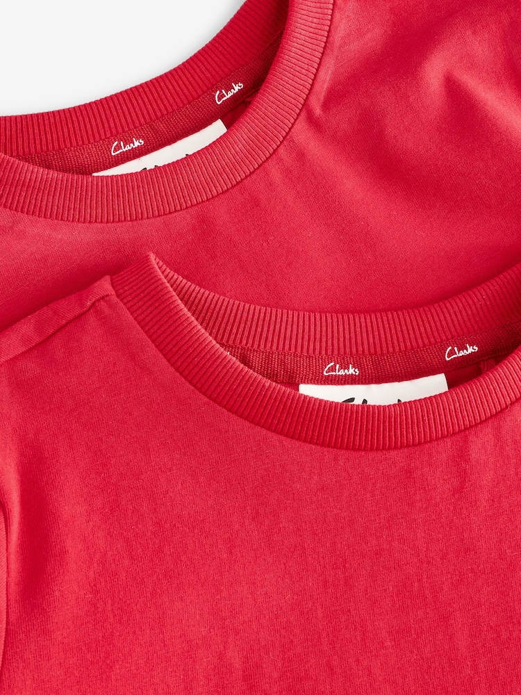 rdeča - Clarks T-Shirts 2 Pack - Slika 6 iz 6