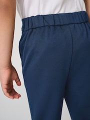 Clarks Navy Girls Flared Pull-On School Trousers - Image 5 of 9