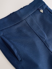 Clarks Navy Girls Flared Pull-On School Trousers - Image 8 of 9