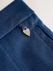 Clarks Navy Girls Flared Pull-On School Trousers - Image 9 of 9