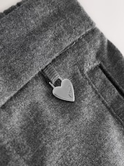 Clarks Grey Girls Flared Pull-On School Trousers - Image 7 of 8