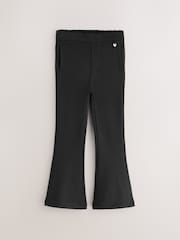 Clarks Black Girls Flared Pull-On School Trousers - Image 1 of 4
