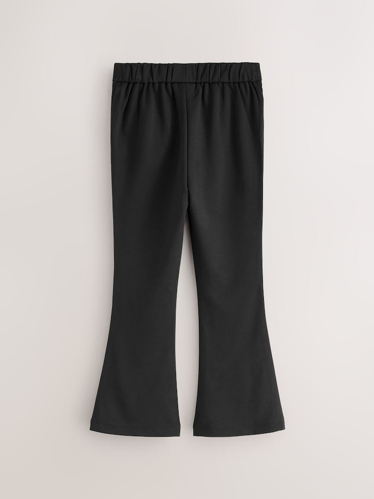 Clarks Black Girls Flared Pull-On School Trousers - Image 2 of 4
