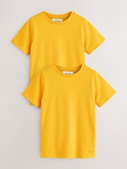 Clarks Yellow T-Shirts 2 Pack - Image 1 of 6