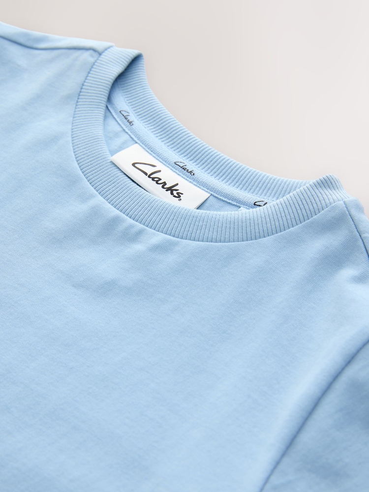 Clarks Blue T-Shirts 2 Pack - Image 5 of 5
