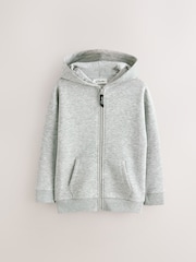 Clarks Grey Zip Through Sweat Hoodie - Image 1 of 4