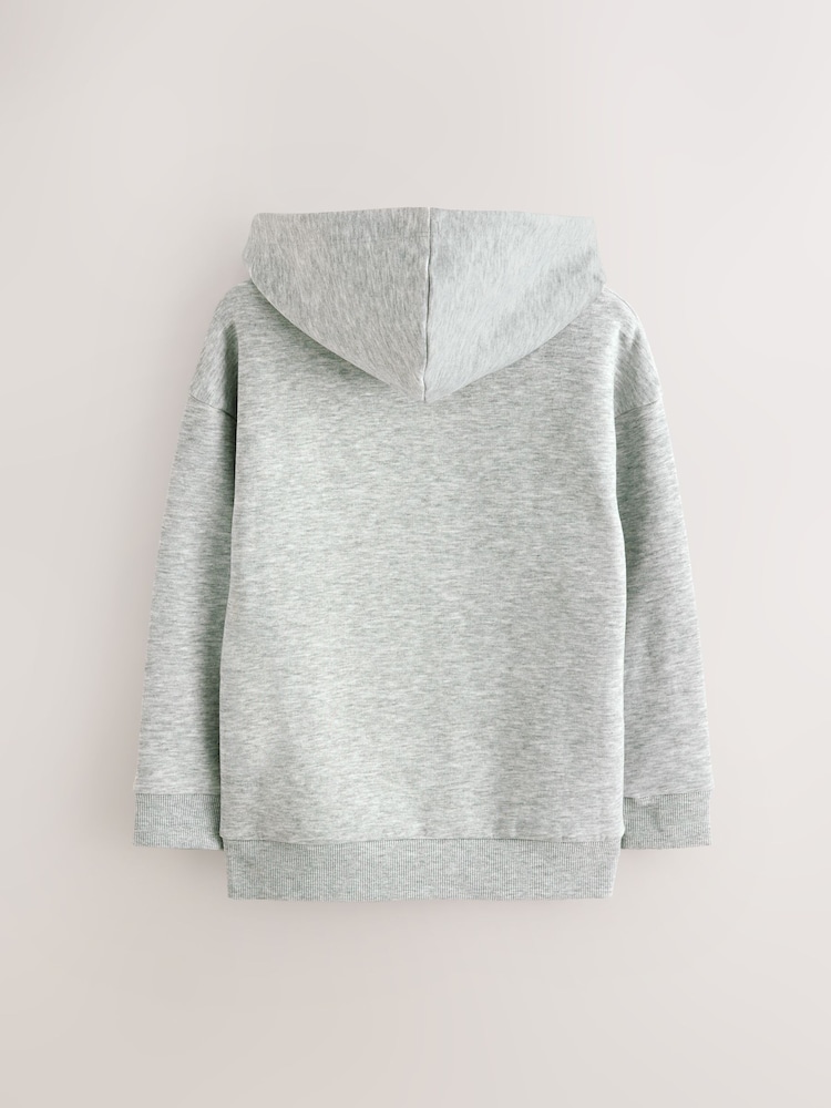Clarks Grey Zip Through Sweat Hoodie - Image 2 of 4