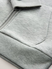 Clarks Grey Zip Through Sweat Hoodie - Image 4 of 4