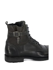Grau - Dune London Call Call Legere Stiefeletten mit Schnallenriemen - Bild 4 von 5
