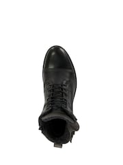 Grau - Dune London Call Call Legere Stiefeletten mit Schnallenriemen - Bild 5 von 5