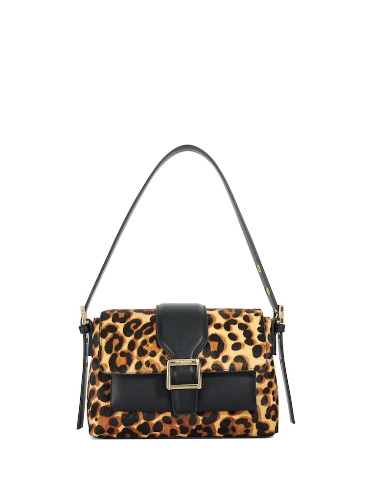 Dune London Animal Print Dara Pocket Front Shoulder Bag - Image 2 of 5