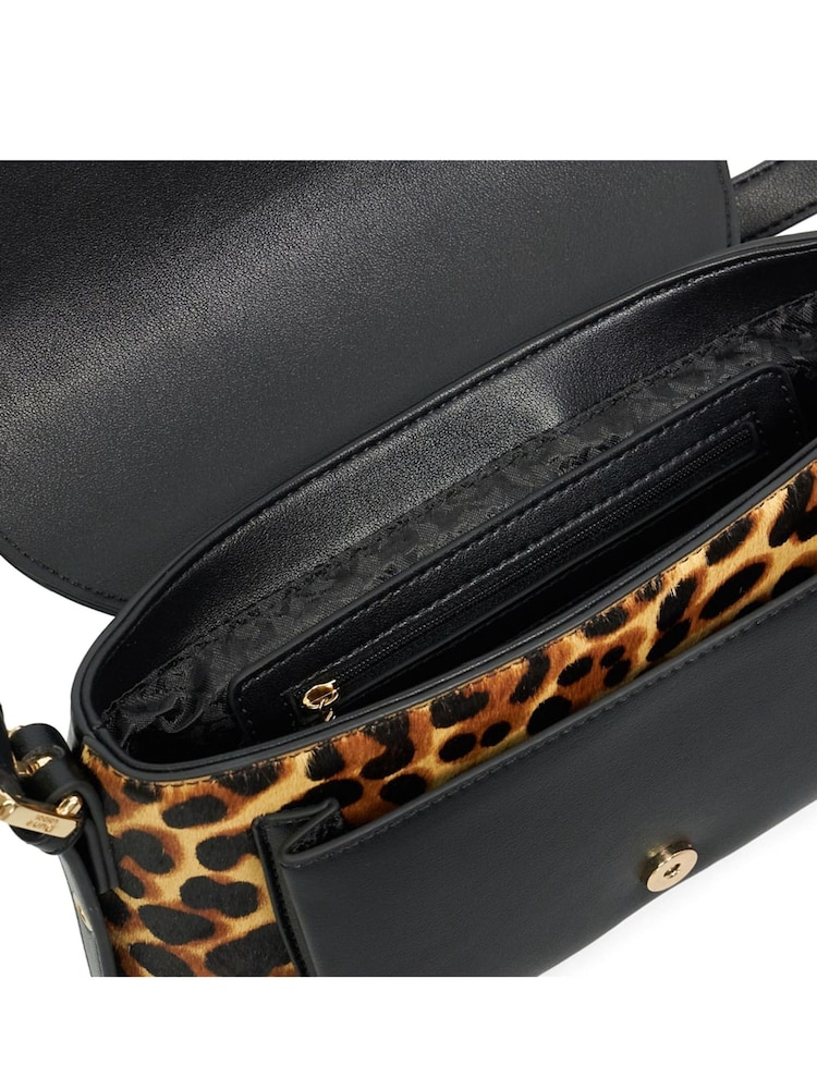 Dune London Animal Print Dara Pocket Front Shoulder Bag - Image 5 of 5