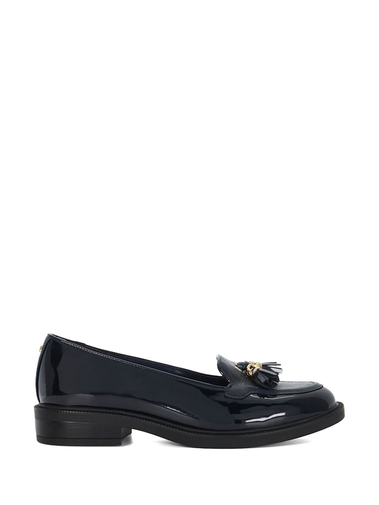 modra - Dune London Grape Branded Tassel Trim mokasini - Slika 2 iz 6