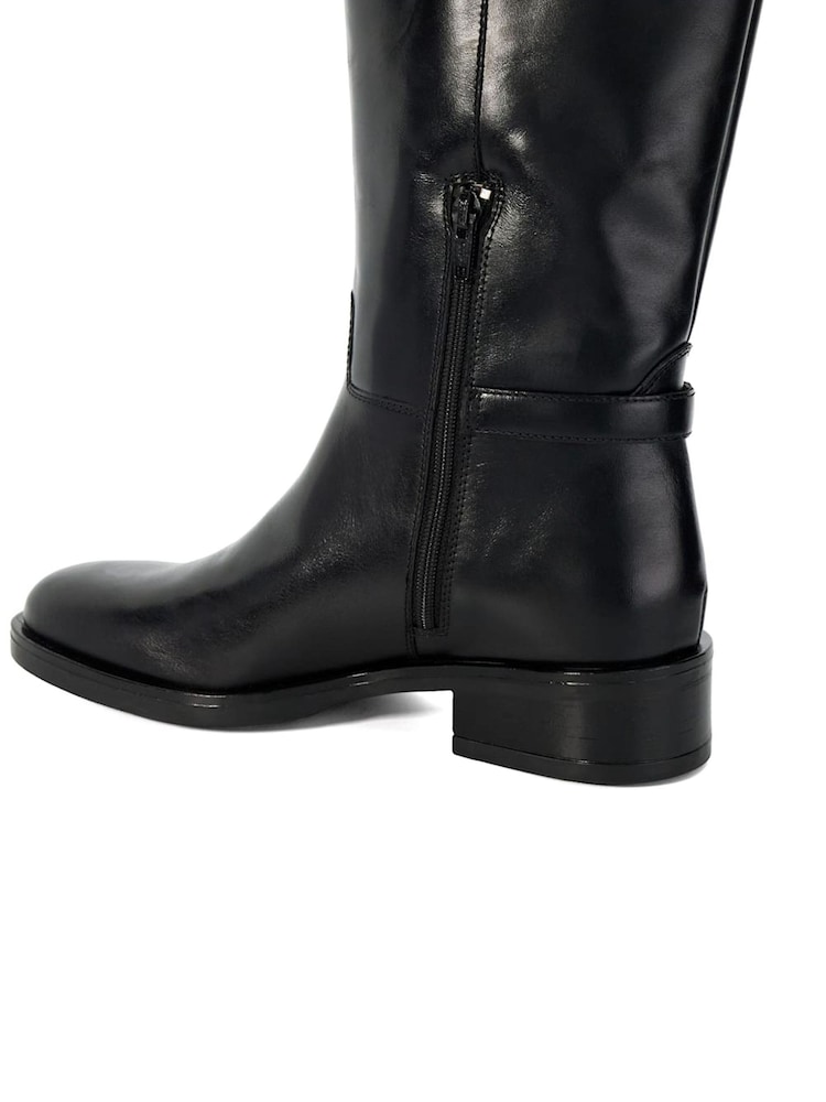 Dune London Black Tucci Snaffle Rider Boots - Image 6 of 6