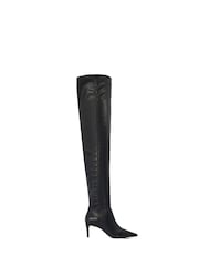 Dune London Servena hohe Overknee-Stiefel zum Hineinschlüpfen - Bild 2 von 6