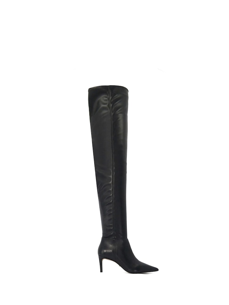 Dune London Servena hohe Overknee-Stiefel zum Hineinschlüpfen - Bild 2 von 6