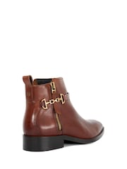 Dune London Brown Parklyn Ankle Boots - Image 3 of 6