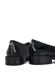 Dune London Black Wide Fit Grape Branded Tassel Trim Loafers - Image 6 of 6